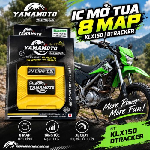 IC Mở tua 8 Map KLX150 Dtracker 150 chính hãng