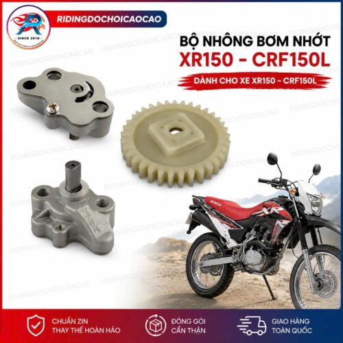 Bơm nhớt + bánh răng Xr150 Crf150l CB Verza | Oil Filter Pump