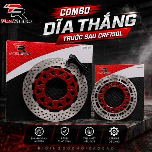 Dĩa thắng trước sau Honda CRF150L (ProRider) | Brake Disk