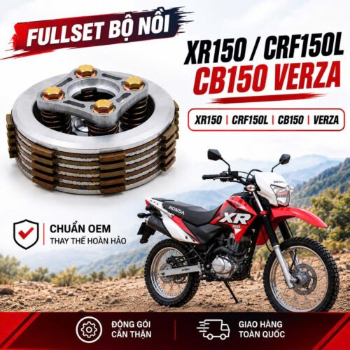 Fullset Bộ Nồi Xr150 Crf150l CB Verza| Clutch Assembly (OEM)