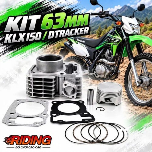 Bộ Hơi Kit 63mm KLX150 Dtracker 150 | Cylinder Kit Big Bore