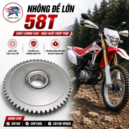 Nhông đề lớn Xr150 Crf150l Verza | Large Starter Gear (58T)
