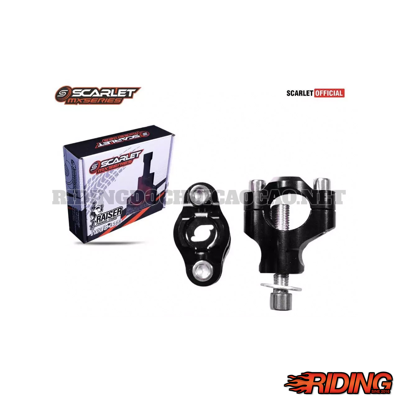Gù chuyển đổi 1 lỗ Scarlet Racing CNC 28mm | Riser Bar