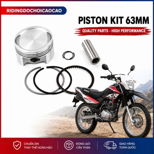 Kit Piston Bạc 63mm Xr150 Crf150l CB150 Verza | Kit Piston