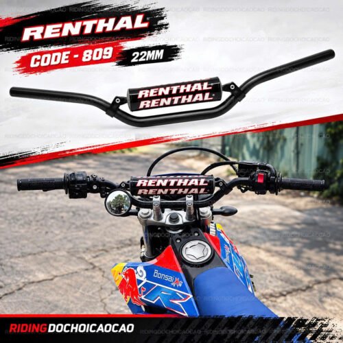 Ghi đông Renthal Code-809 (22mm) chính hãng | Handlebars